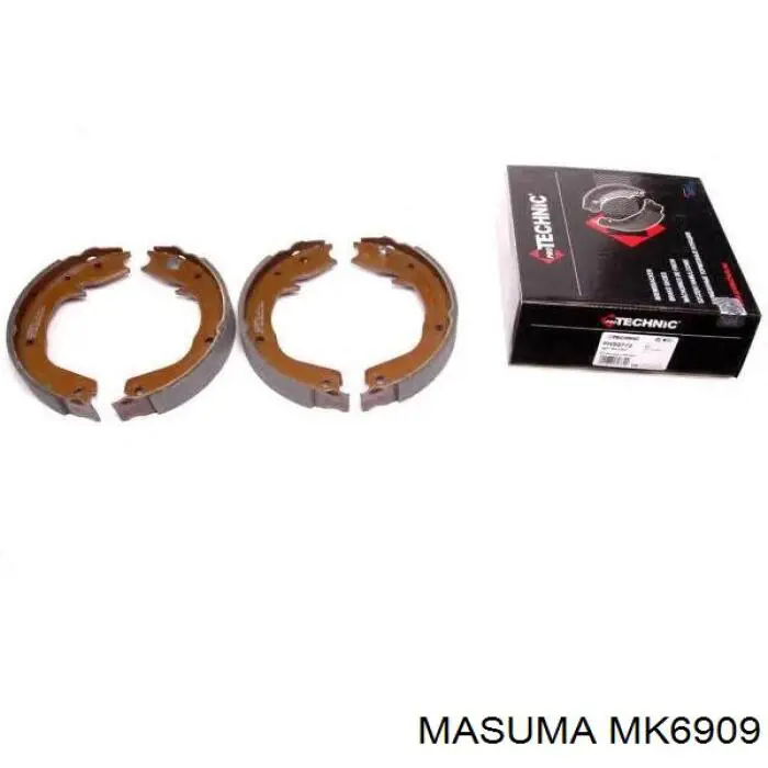 Тормоза рабочие задние ножные и тормозные барабаны Masuma MK6909 цена, от 25.90 USD