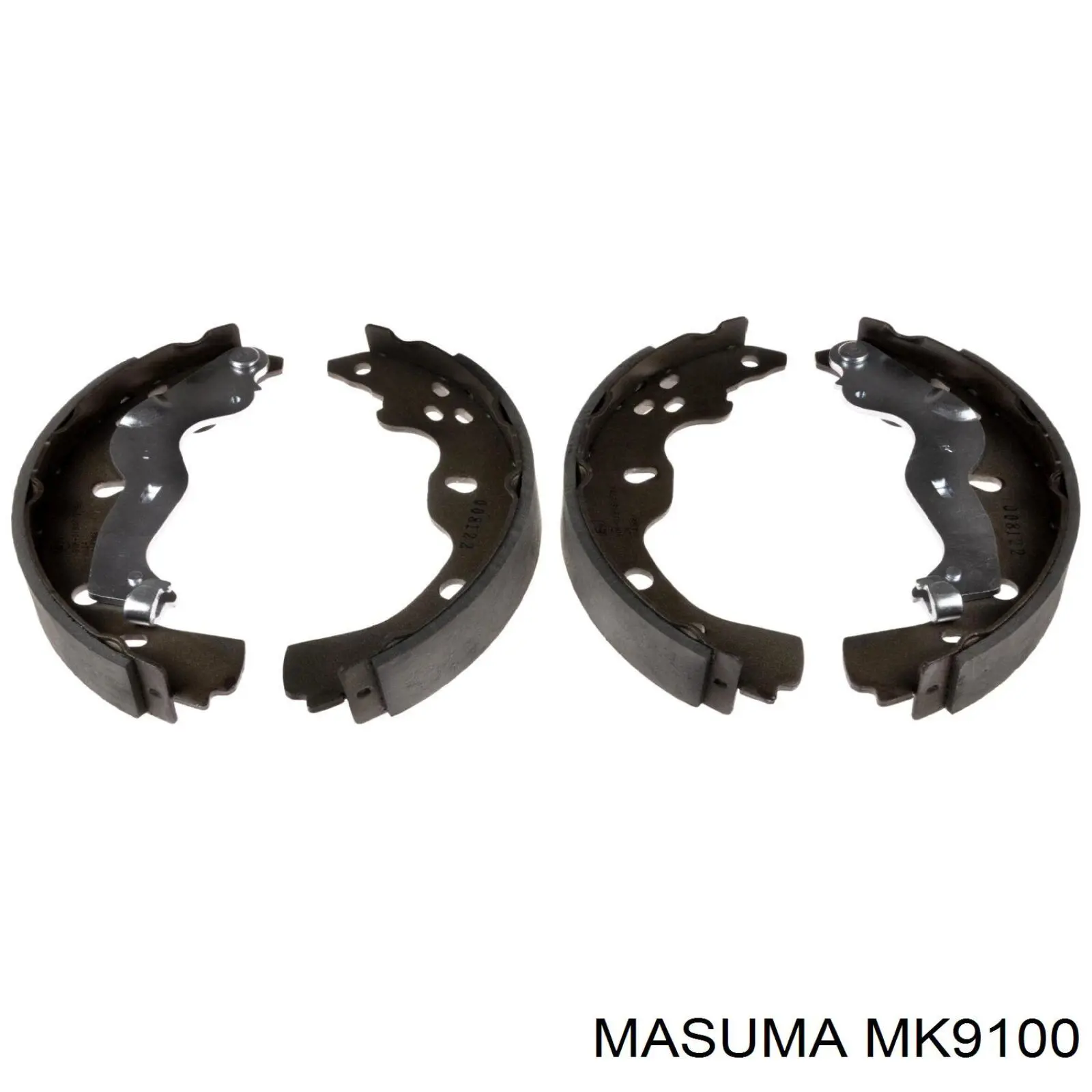 Колодки тормозные задние барабанные Masuma MK9100