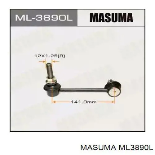 Стойка стабилизатора переднего левая Masuma ML3890L