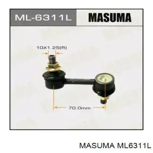 Стойка стабилизатора переднего левая ML6311L Masuma