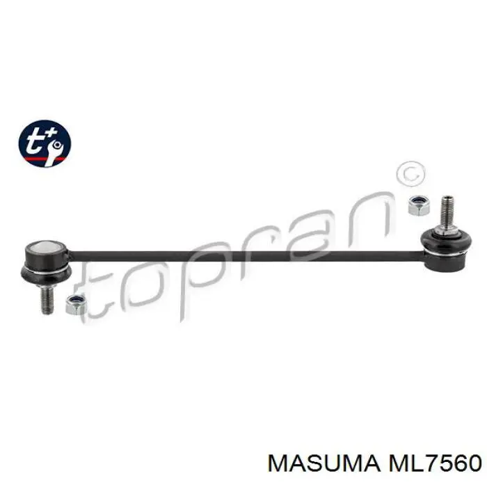 Soporte de barra estabilizadora delantera ML7560 Masuma