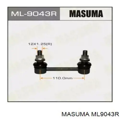 ML9043R Masuma montante direito de estabilizador traseiro