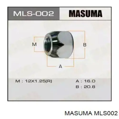 MLS002 Masuma гайка колесная