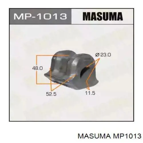 MP1013 Masuma bucha esquerda de estabilizador dianteiro