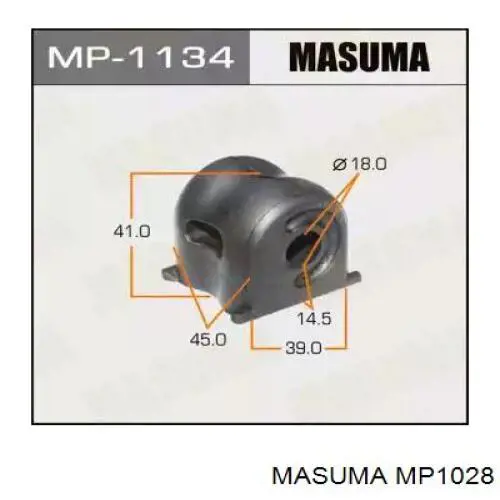 Купить MP1028 Masuma Втулки переднего стабилизатора