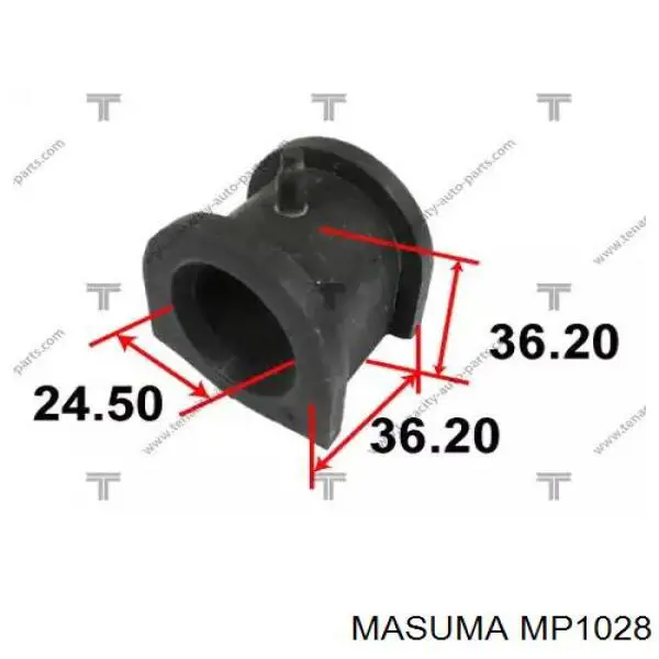 Втулка стабилизатора переднего MP1028 Masuma