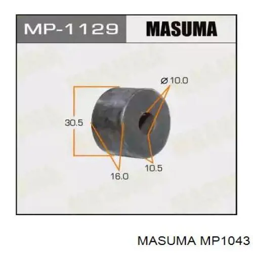 Втулка стабилизатора переднего MASUMA MP1043