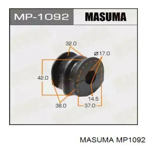 Втулка стабилизатора MP1092 Masuma