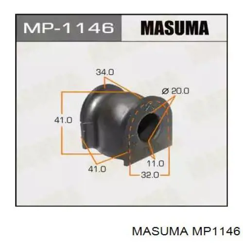 Втулка переднего стабилизатора MP1146 Masuma