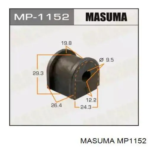 Втулка стабилизатора MP1152 Masuma