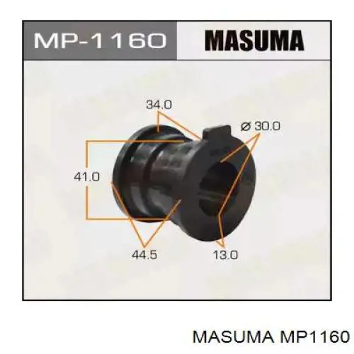 Втулка стабилизатора заднего Masuma MP1160