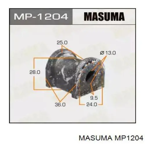 MP1204 Masuma втулка стабилизатора заднего