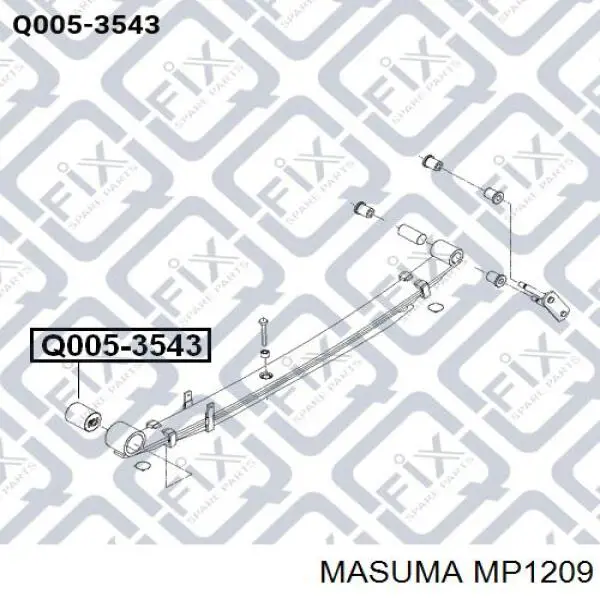 MP1209 Masuma Прокладка стабильзатора заднего