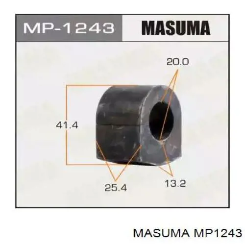 Втулка переднего стабилизатора MP1243 Masuma