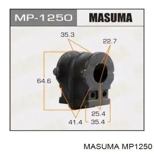 MP1250 Masuma bucha de estabilizador dianteiro