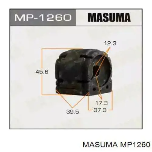 Втулка стабилизатора заднего Masuma MP1260