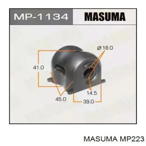 MP223 Masuma втулка стойки переднего стабилизатора