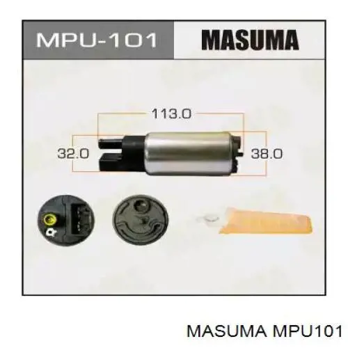 MPU101 Masuma элемент-турбинка топливного насоса