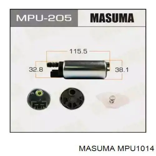 Купить MPU1014 Masuma Крышка корпуса топливного фильтра