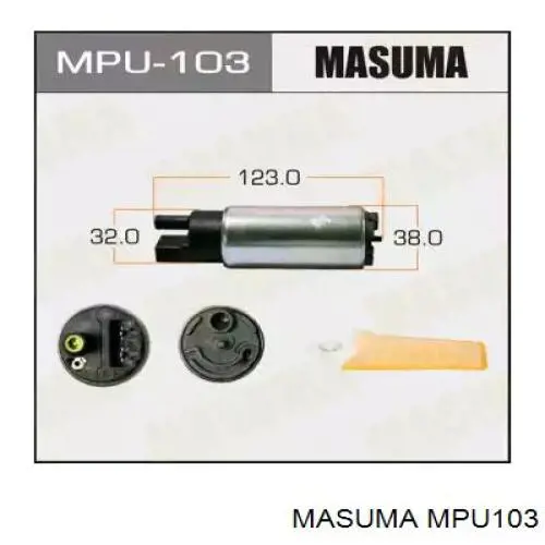 MPU103 Masuma элемент-турбинка топливного насоса