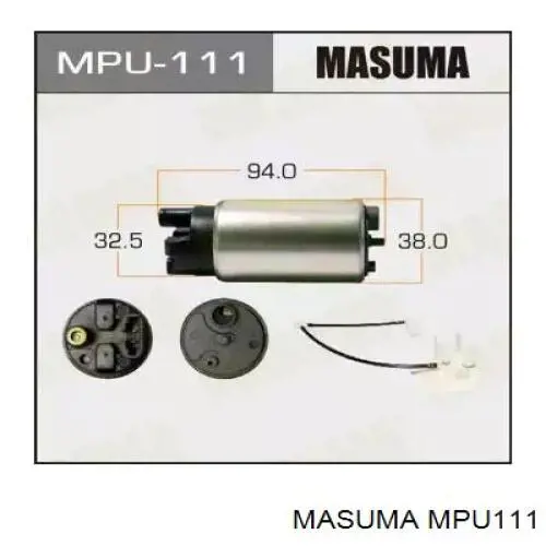 Топливный насос электрический погружной MPU111 Masuma