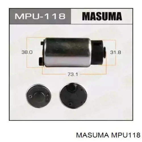 MPU118 Masuma elemento de turbina da bomba de combustível