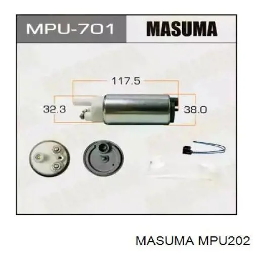 Купить MPU202 Masuma Топливный насос погружной электрический