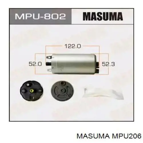 MPU206 Masuma Электробензонасос