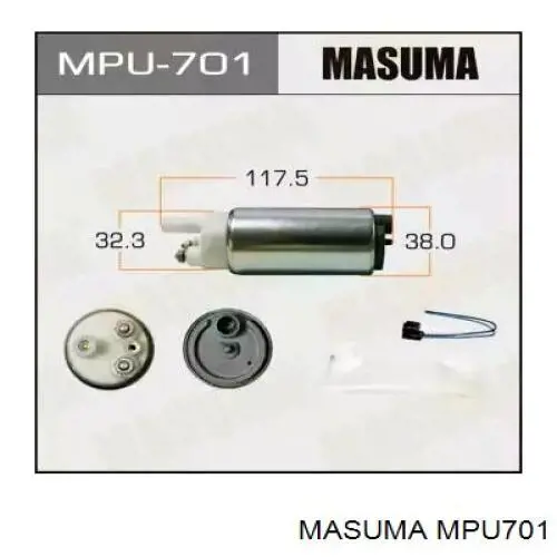 MPU701 Masuma элемент-турбинка топливного насоса