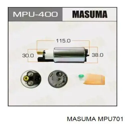 Элемент-турбинка топливного насоса Masuma MPU701 цена, от 25.73 USD