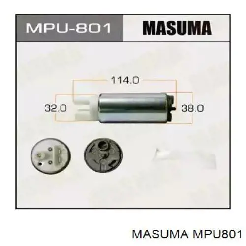 MPU801 Masuma элемент-турбинка топливного насоса