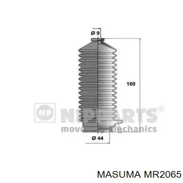 Пыльник рулевой рейки 03086 Maruichi-156