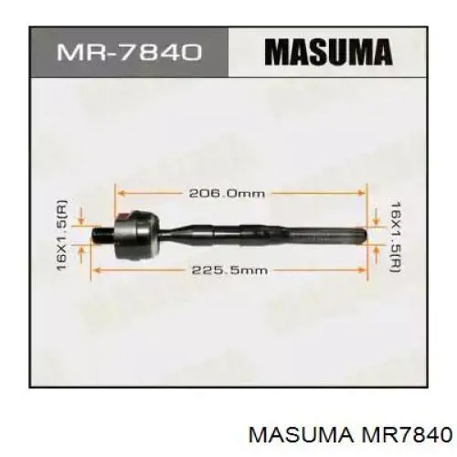 MR7840 Masuma tração de direção