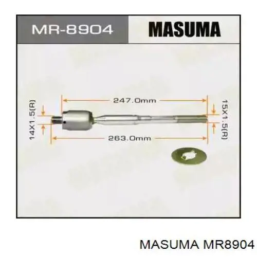 MR8904 Masuma tração de direção