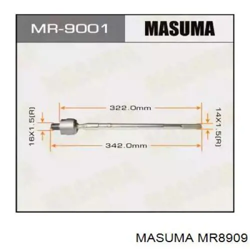 Сайлентблок крепления рулевой рейки MR8909 Masuma