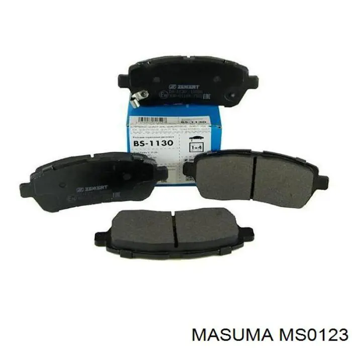 Колодки Masuma MS0123 цена, от 23.65 USD
