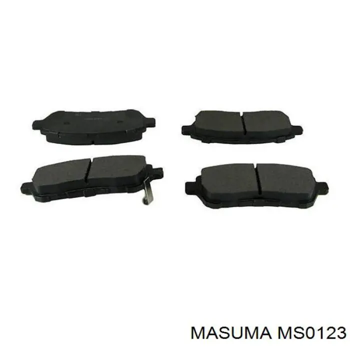 Купить MS0123 Masuma Колодки тормозные