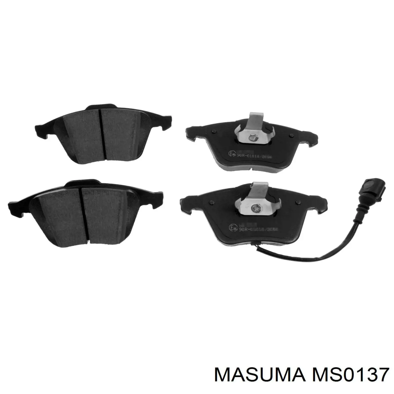 MS0137 Masuma колодки тормозные передние дисковые