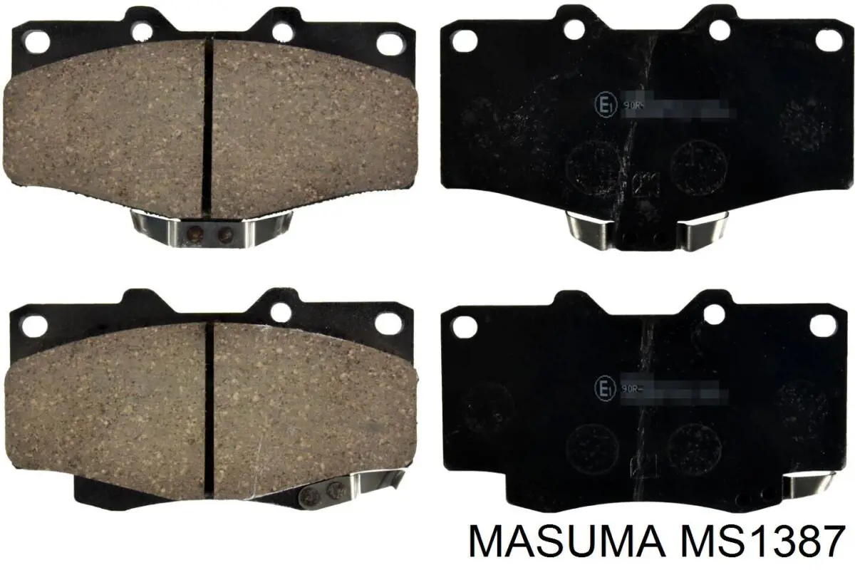 MS1387 Masuma передние тормозные колодки