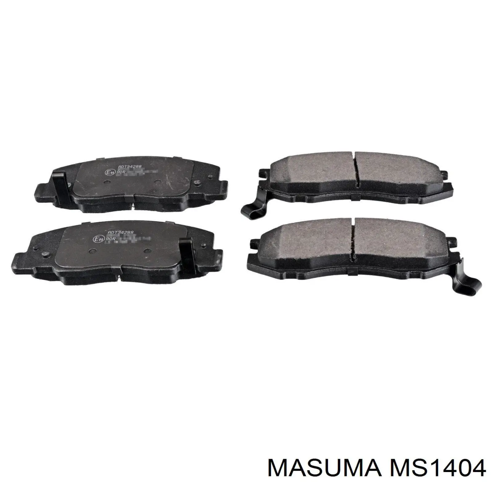 Передние тормозные колодки MS1404 Masuma