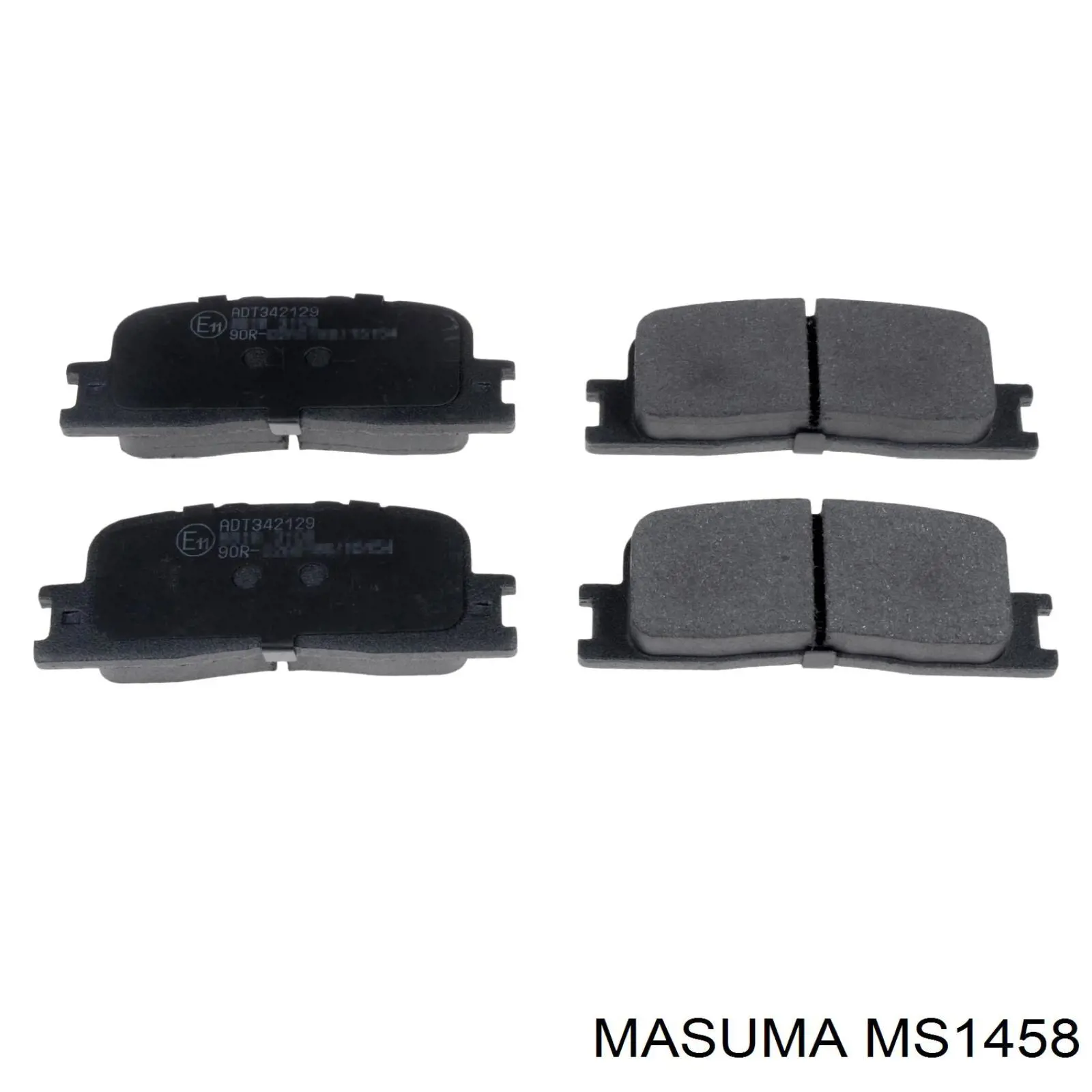 MS1458 Masuma задние тормозные колодки