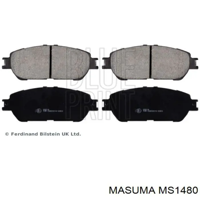 Колодки Masuma MS1480 цена, от 24.62 USD