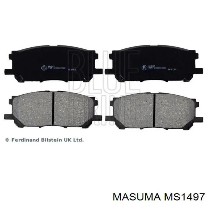 Купить MS1497 Masuma Колодки тормозные