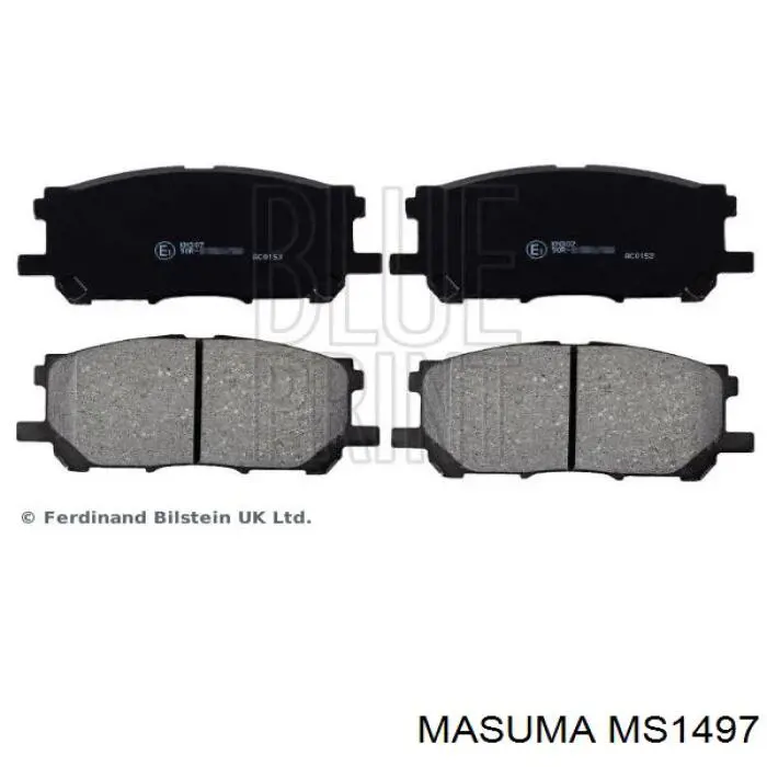 Передние тормозные колодки MS1497 Masuma