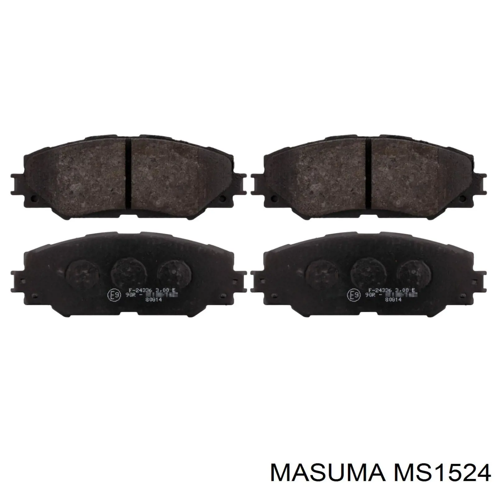 Передние тормозные колодки MS1524 Masuma