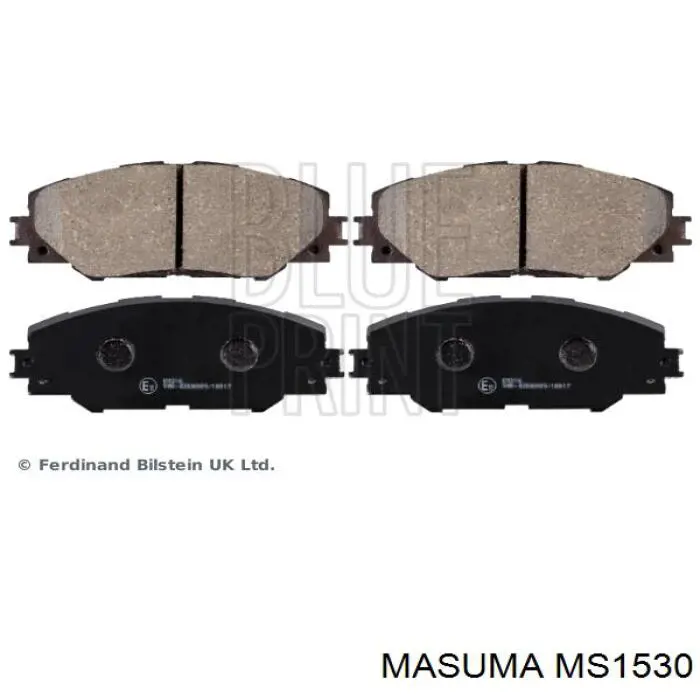 Купить MS1530 Masuma Колодки тормозные