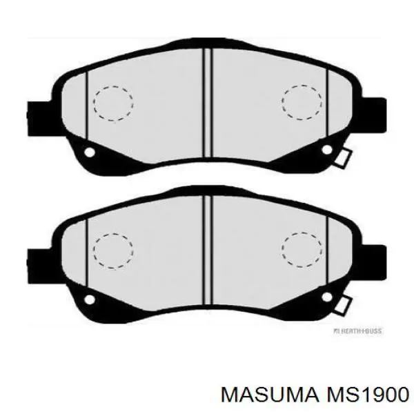 Купить MS1900 Masuma Колодки тормозные