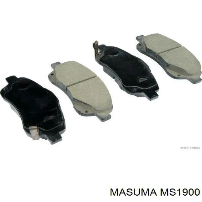 MS1900 Masuma Колодки передние
