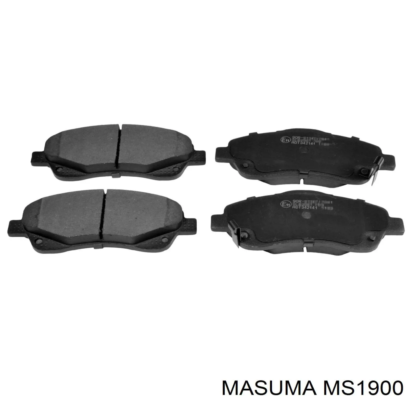 Передние тормозные колодки MS1900 Masuma