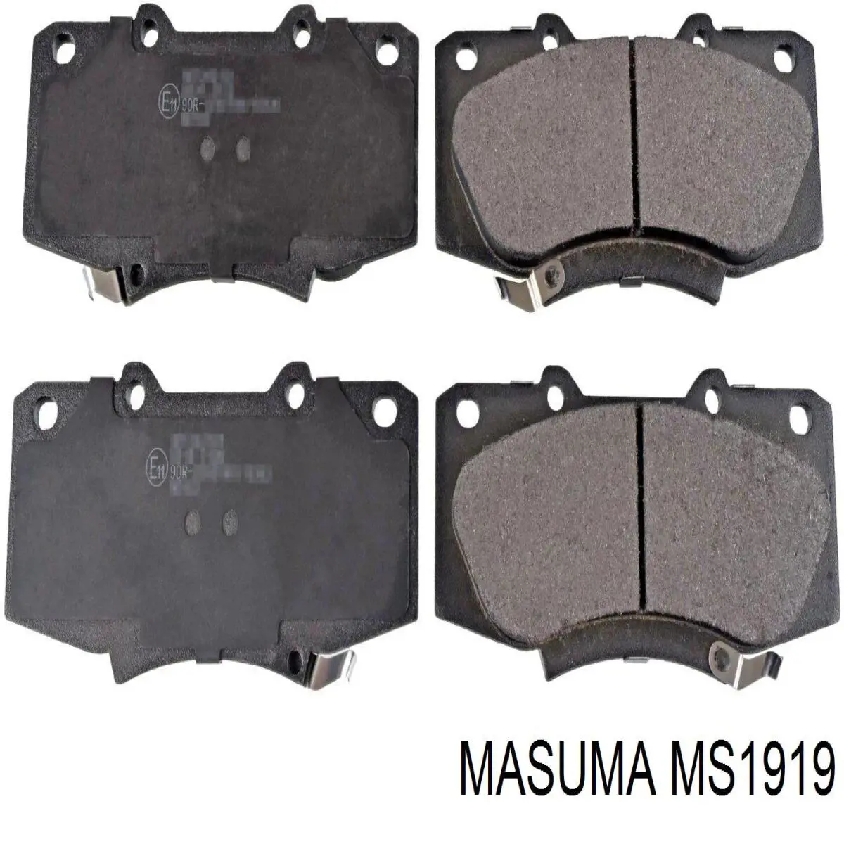 Передние тормозные колодки MS1919 Masuma